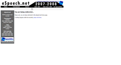 Desktop Screenshot of espeech.net